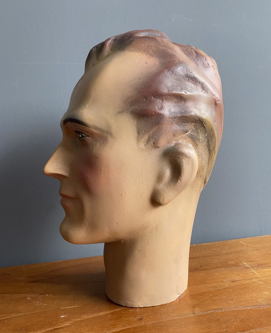 Image 1 of plaster 1930s mannequin head