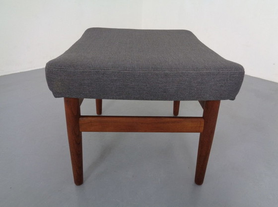 Image 1 of Danish Teak FD-164 Ottoman by Arne Vodder for France & Søn, 1960s