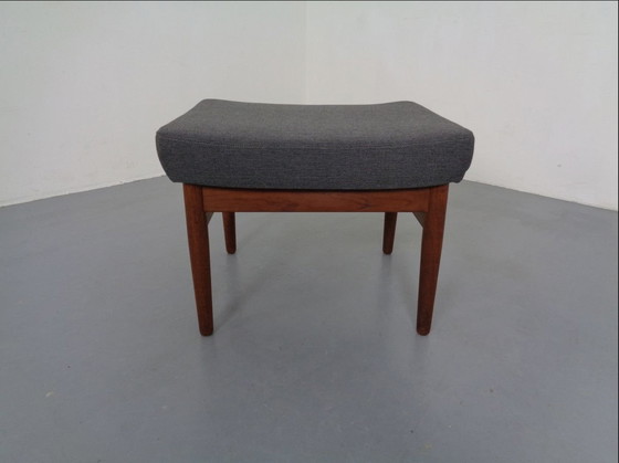 Image 1 of Danish Teak FD-164 Ottoman by Arne Vodder for France & Søn, 1960s