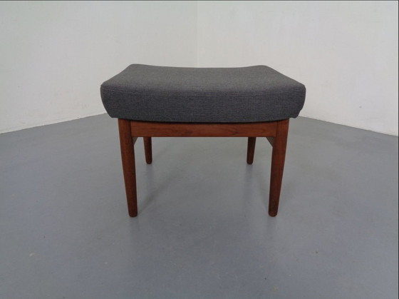 Image 1 of Danish Teak FD-164 Ottoman by Arne Vodder for France & Søn, 1960s