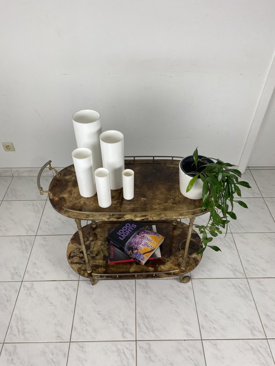 Image 1 of Aldo Tura Serving Cart