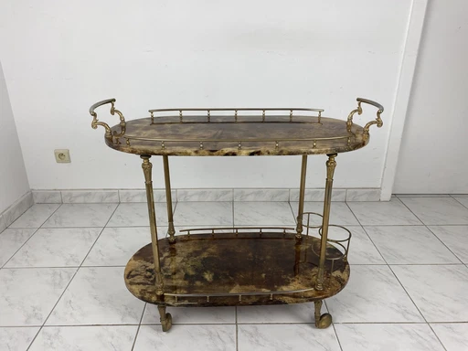 Aldo Tura Serving Cart