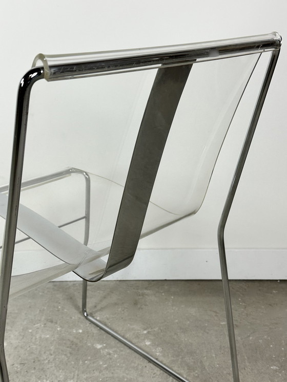 Image 1 of Chairs (Series Of 6) Filglass By Jacques Charpentier 1971'S
