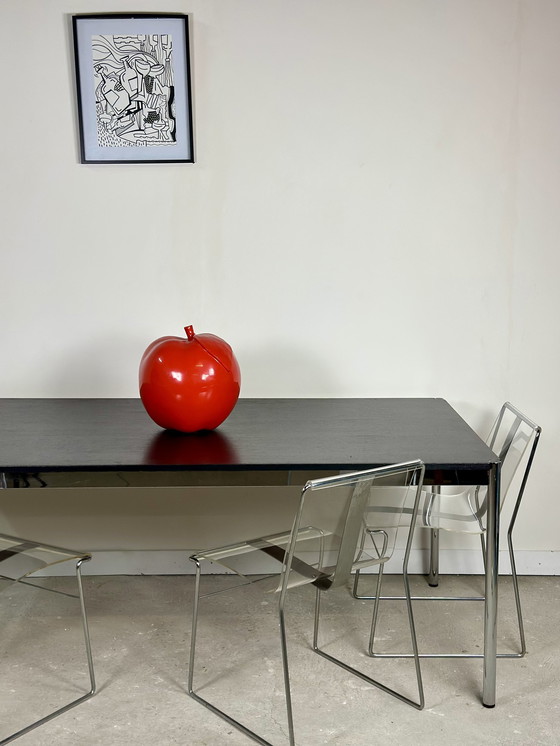 Image 1 of Chairs (Series Of 6) Filglass By Jacques Charpentier 1971'S