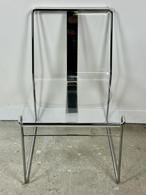 Image 1 of Chairs (Series Of 6) Filglass By Jacques Charpentier 1971'S