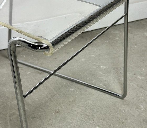 Image 1 of Chairs (Series Of 6) Filglass By Jacques Charpentier 1971'S