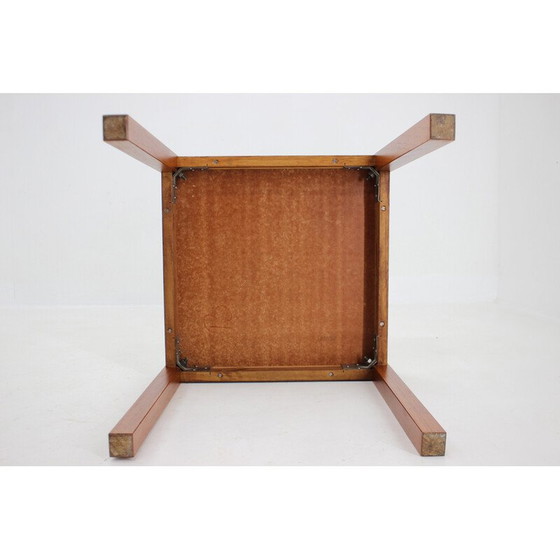 Image 1 of Vintage teak and tile side table, Denmark 1960s