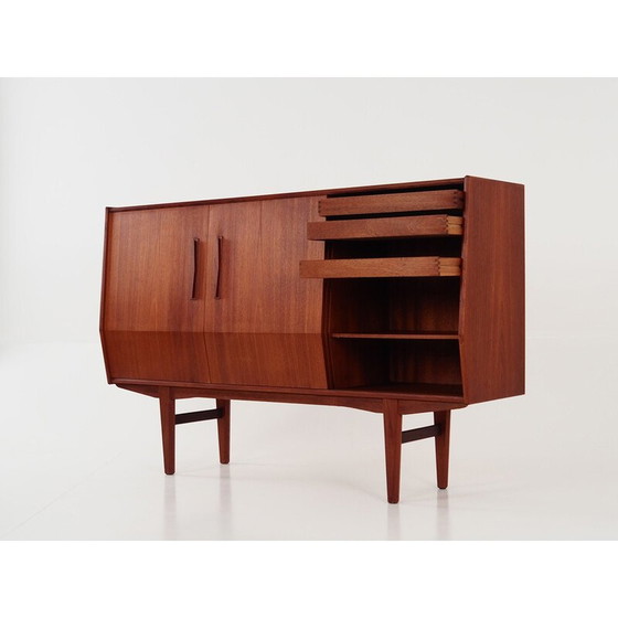 Image 1 of Vintage teak highboard, Denmark 1970s