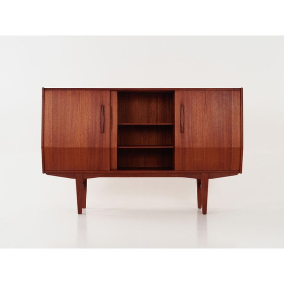 Image 1 of Vintage teak highboard, Denmark 1970s