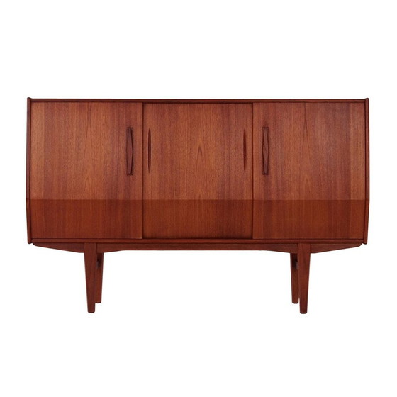 Image 1 of Vintage teak highboard, Denmark 1970s