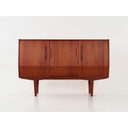Credenza alta vintage in teak, Danimarca anni '70
