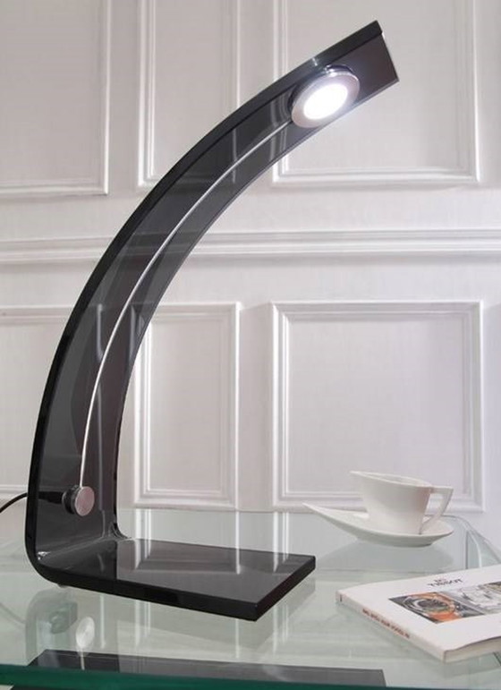 Image 1 of PR Living Lampe de lecture LED verre fumé 50H