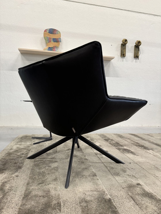 Image 1 of Label Gustav Fauteuil RIO cuir noir