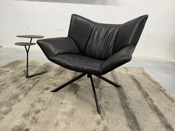 Image 1 of Label Gustav Fauteuil RIO cuir noir