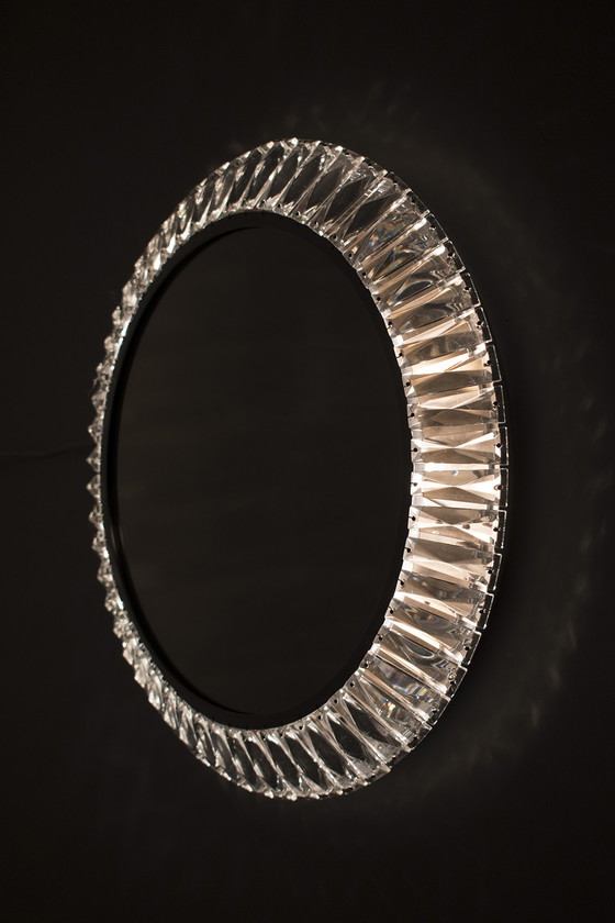 Image 1 of Miroir rond Palwa avec lumière