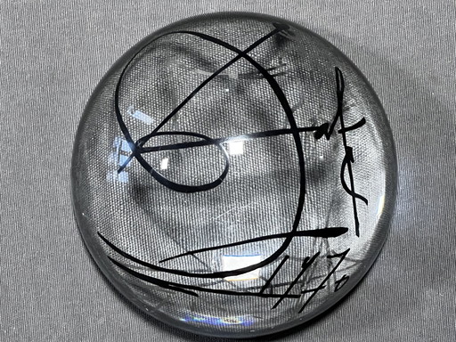 Salvador Dalí, Paperweight, Fundació Gala, Silkscreen With Drawing And Signed