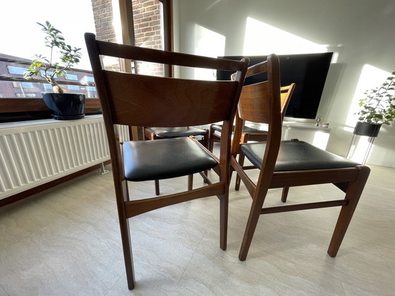 Image 1 of 4X Scandinavian Design Dining Chairs