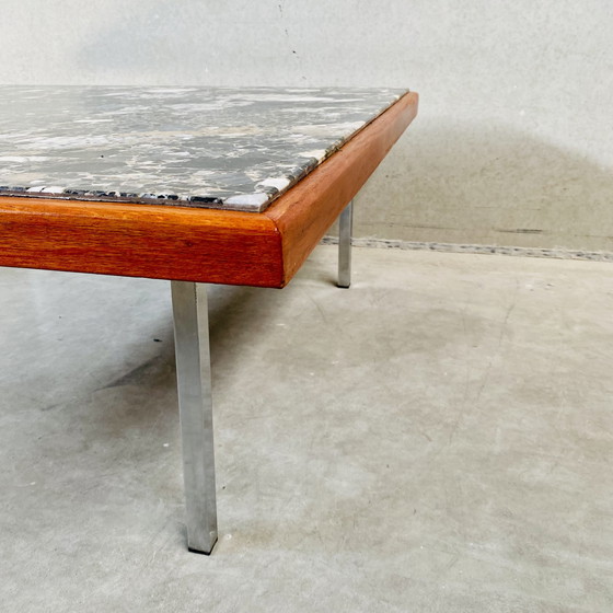 Image 1 of Table basse en marbre Terrazzo Mid Century 1970