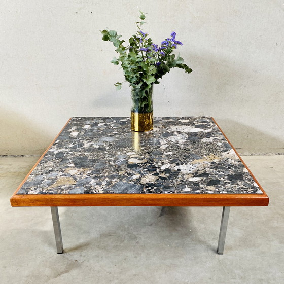 Image 1 of Mid - Century Terrazzo Marble Coffee Table 1970