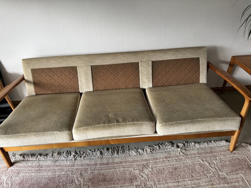 Eugen Schmidt Soloform 60s 3-seater sofa Mid - Century Design