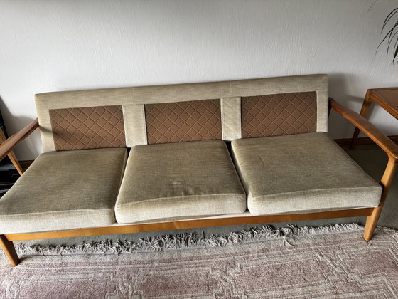 Image 1 of Eugen Schmidt Soloform 60s 3-seater sofa Mid - Century Design