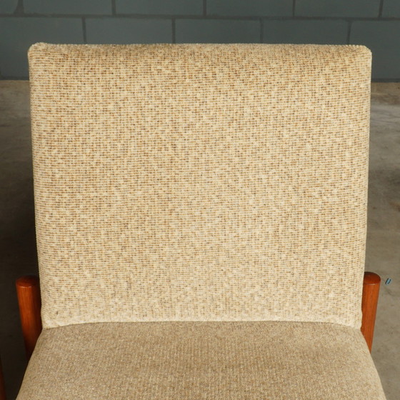 Image 1 of Danish Lounge Set - Two Armchairs With Table - 1970s