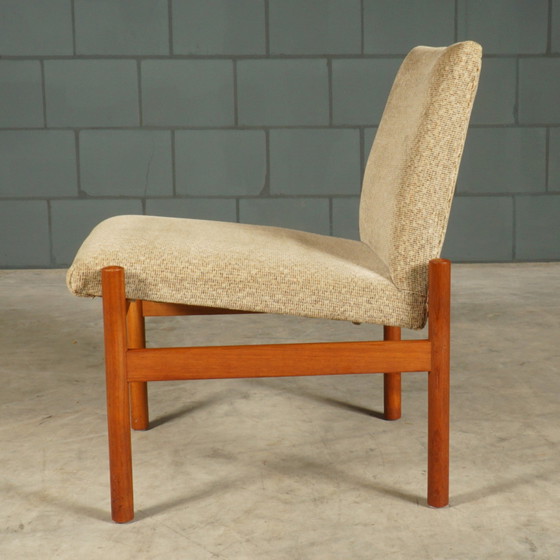 Image 1 of Danish Lounge Set - Two Armchairs With Table - 1970s