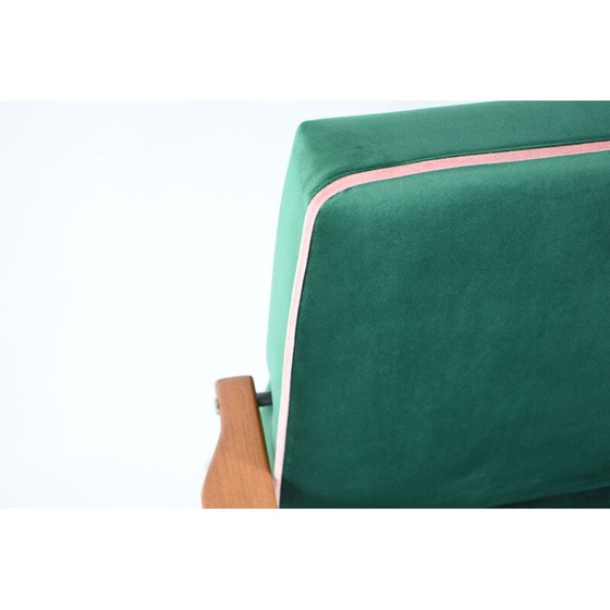 Image 1 of Armchair mid century 300-190 designer H.Lis green bottle pink 1970