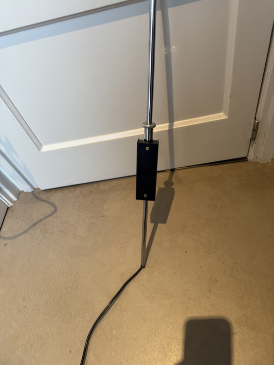 Image 1 of Gepo Amsterdam Arc Lamp, 1970s. Eyeball In Chrome.