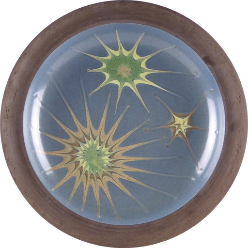 Scandinavian vintage ceramic plate, 1960