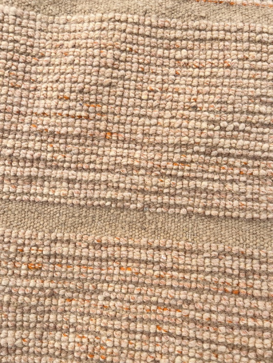 Image 1 of Modern Tan Moroccan Wool Rug