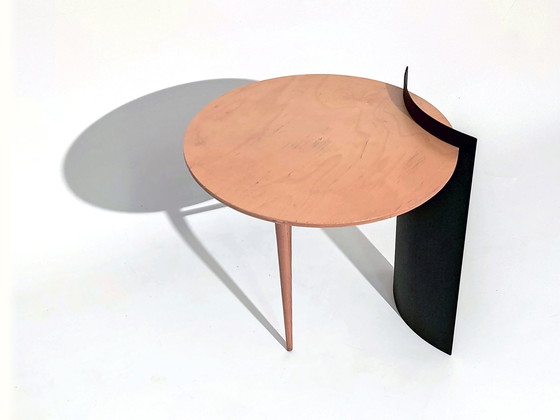 Image 1 of side table post modern design