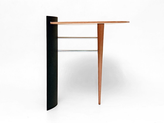 Image 1 of side table post modern design