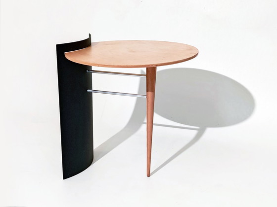 Image 1 of side table post modern design