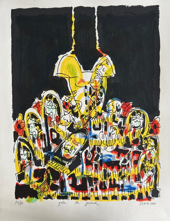 Image 1 of Silkscreen Luis Penin - Gala de funeral