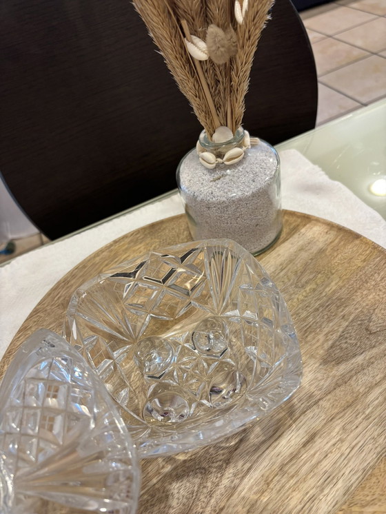 Image 1 of Scatola di caramelle in vetro tagliato