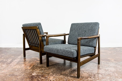 Pair of Mid-Century Armchairs B7522 by Zenon Bączyk, Poland, 1960s