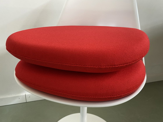 Image 1 of 2x Replacement cushion Tulip chair - red