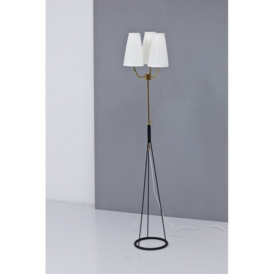 Image 1 of Vintage floor lamp by Eje Ahlgren for Luco, Sweden 1950s