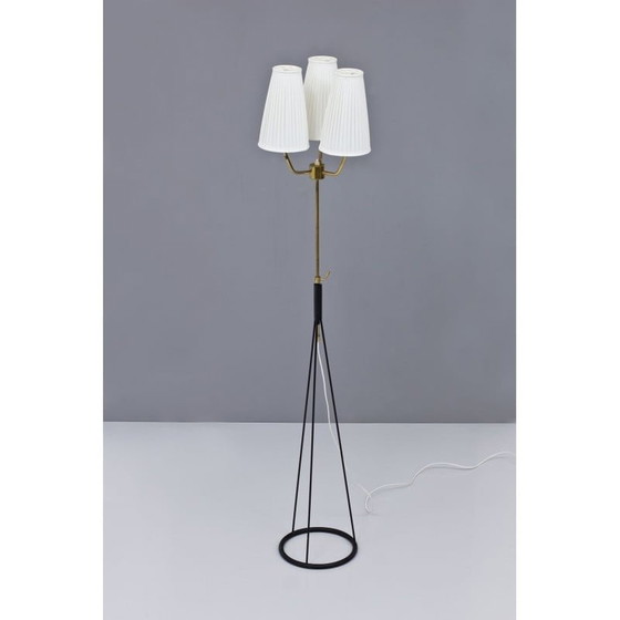 Image 1 of Vintage floor lamp by Eje Ahlgren for Luco, Sweden 1950s