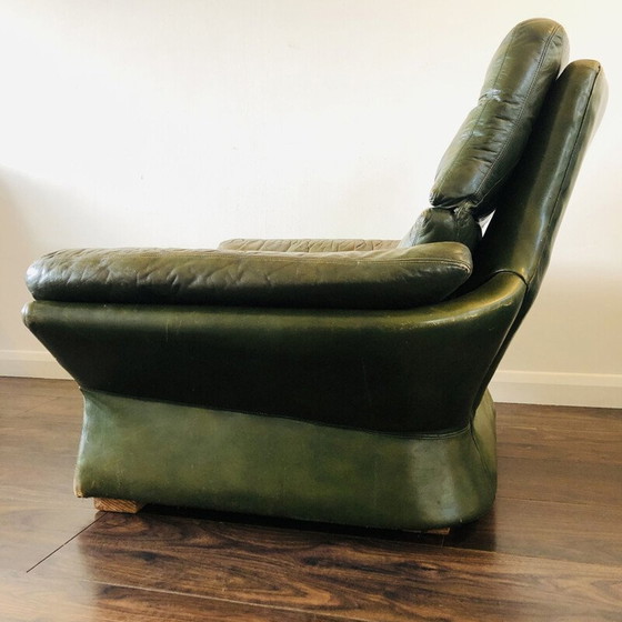 Image 1 of Pair of vintage leather armchairs by Gimson and Slater, 1970