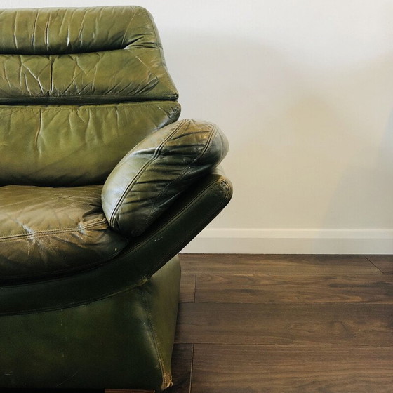 Image 1 of Pair of vintage leather armchairs by Gimson and Slater, 1970