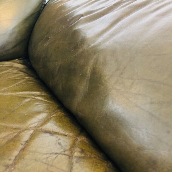 Image 1 of Pair of vintage leather armchairs by Gimson and Slater, 1970