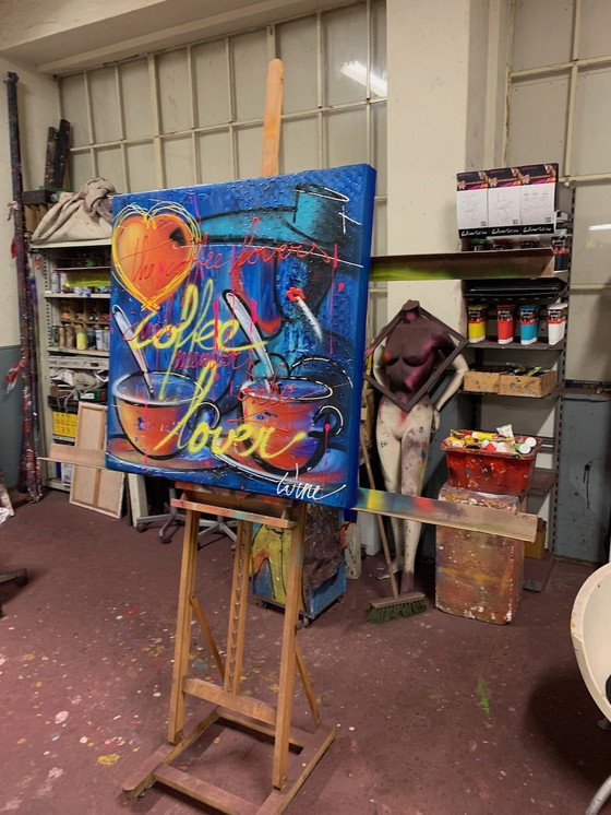 Image 1 of Geoffrey Wijn - Il club degli amanti del caffè - In blu