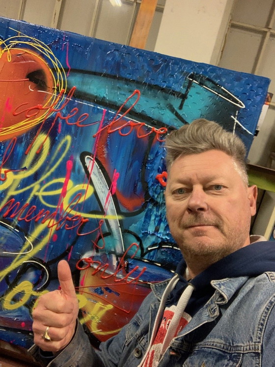 Image 1 of Geoffrey Wijn - Il club degli amanti del caffè - In blu