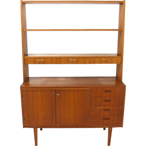 Image 1 of Scandinavian vintage teak bookcase, Sweden 1960
