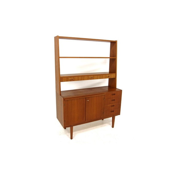 Image 1 of Scandinavian vintage teak bookcase, Sweden 1960
