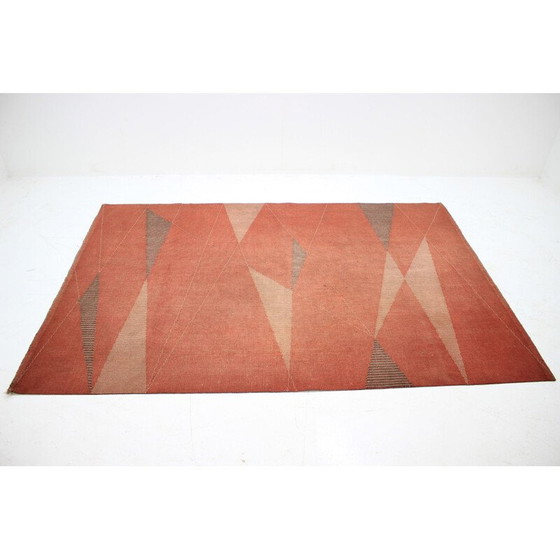 Image 1 of Vintage geometric carpet ,1950