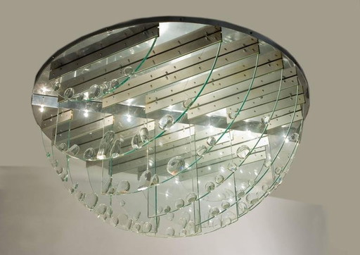 Ceiling Light by Rene Roubicek for Hotel Brno, Czech Republic 1960