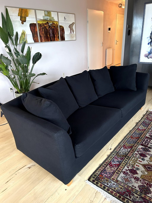 Gelderland Sofa, Black, 4 Seater